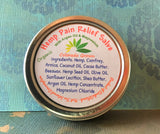 Hemp Pain Relief Salve with Argan Oil, Comfrey, Arnica and Magnesium