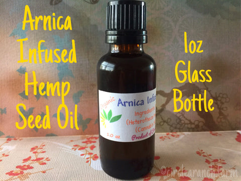 Arnica Infused Hemp Oil